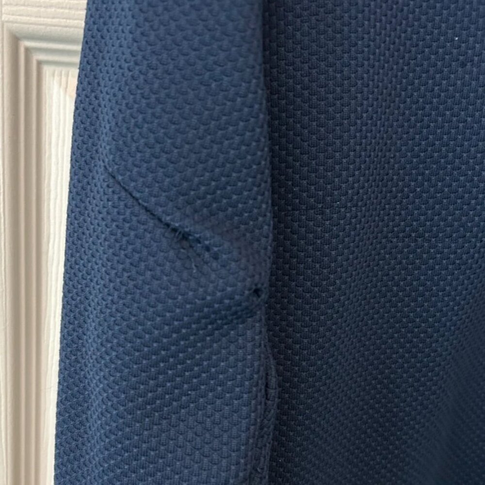 Under Armour Pullover Men's Medium Blue 1/4 Zip Golf Coldgear Logo - Picture 5 of 8